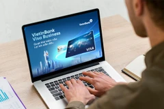Thẻ VietinBank Visa doanh nghiệp - Giải pháp tài chính ưu việt. (Ảnh: Vietnam+)