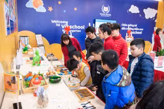 Học sinh trải nghiệm trường Mầm non Vinschool Star City Thanh Hóa. (Nguồn: Vingroup)
