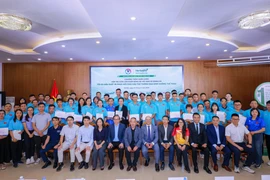 Hình ảnh giao lưu tại sự kiện. (Ảnh: PV/Vietnam+)