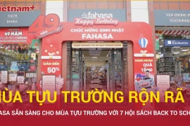 FAHASA đồng hành mùa tựu trường với 7 Hội sách Back to School