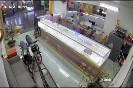 Đối tượng cướp nhẫn vàng tại Tiệm vàng Kim Chi 2, xã Hiệp Phước, Thành phố Hồ Chí Minh. (Ảnh: CA Thành phố Hồ Chí Minh cung cấp).