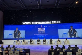Talkshow truyền cảm hứng với chủ đề “Thế hệ thông minh đương thời - Intelligent Generation NOW” 2025 thu hút diễn giả trong và ngoài nước. (Ảnh: PV/Vietnam+)