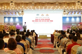 Toàn cảnh buổi hội thảo. (Ảnh: PV/Vietnam+)