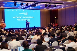 Hội thảo kết nối doanh nghiệp Việt Nam-Trung Quốc đẩy mạnh hợp tác đầu tư trong kỷ nguyên mới. (Ảnh: PV/Vietnam+)