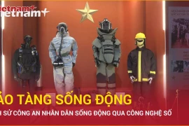 Công nghệ đa giác quan: Lịch sử công an Nhân dân hiện ra từ ánh sáng và âm thanh 