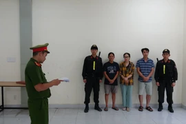 Cảnh sát điều tra Công an Thành phố Hồ Chí Minh khởi tố bị can đối với 03 đối tượng gồm Võ Thị Thu Oanh, Tăng Thị Mỹ Hoà và Tăng Hoàng Vinh. (Ảnh: CA Thành phố Hồ Chí Minh cung cấp)