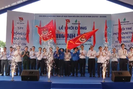 Đoàn Thanh niên Petrovietnam khởi động Tháng Thanh niên 2026. (Ảnh: PV/Vietnam+)