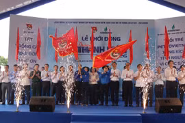 Đoàn Thanh niên Petrovietnam khởi động Tháng Thanh niên 2026. (Ảnh: PV/Vietnam+)