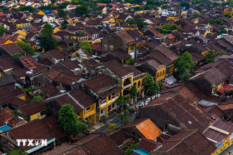 Giá trị của di sản không nằm ở một công trình đơn lẻ mà được tạo thành bởi cả một quần thể kiến trúc thống nhất. (Ảnh: Phạm Tuấn Anh/TTXVN)