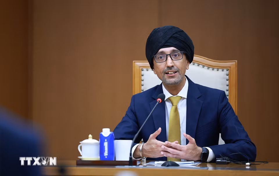 Đại sứ Singapore tại Việt Nam Rajpal Singh phát biểu. (Ảnh: Dương Giang/TTXVN)