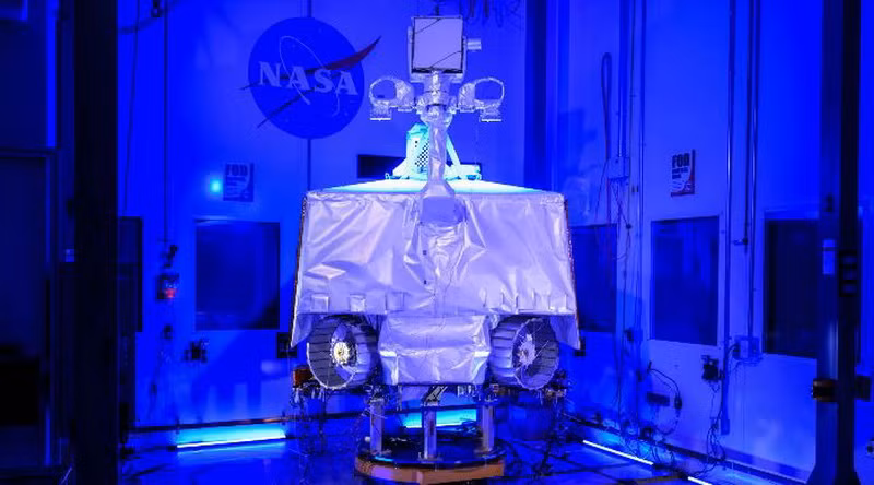 Xe tự hành thám hiểm Mặt Trăng VIPER. (Nguồn: NASA)