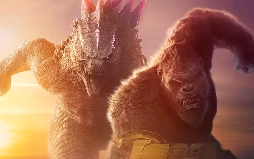Kong (phải) và Godzilla hợp tác đánh bại kẻ thù trong phim mới. (Nguồn: Warner Bros)