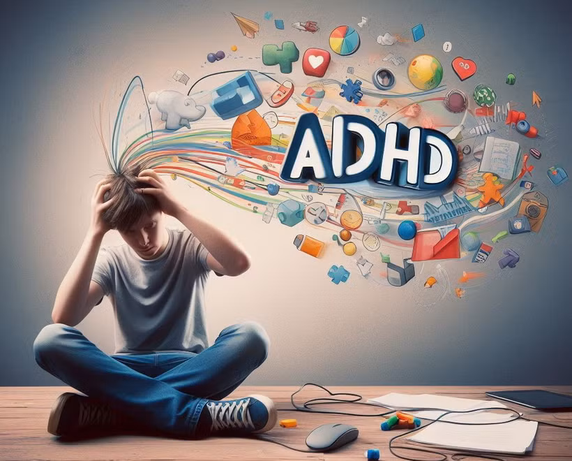 Chuyên gia cho rằng có thể có sự trùng lặp giữa những người mắc chứng ADHD và những người có xu hướng cầu toàn. (Nguồn: Ảnh do AI tạo ra từ Bing Image Creator)