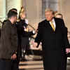 Tổng thống Ukraine Volodymyr Zelensky (trái) và Tổng thống Mỹ Donald Trump. (Ảnh: Getty)