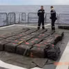 Các kiện cocaine bị Hải quân Pháp thu giữ trong vùng biển thuộc Polynesia thuộc Pháp. (Ảnh: AFP)