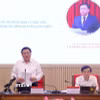 Giáo sư-Tiến sỹ Nguyễn Xuân Thắng, Chủ tịch Hội đồng Lý luận Trung ương phát biểu. (Ảnh: Văn Điệp/TTXVN)