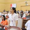 Đại biểu thảo luận tại kỳ họp. (Ảnh: Đinh Thùy/TTXVN)