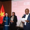 Ông José António Alberto Matsinhe, Vụ trưởng Vụ châu Á và châu Đại dương, Bộ Ngoại giao và Hợp tác Mozambique, phát biểu tại lễ kỷ niệm. (Ảnh: TTXVN phát)