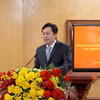 Ông Lò Văn Cương, Chủ nhiệm Uỷ ban Kiểm tra Tỉnh ủy Lai Châu phát biểu. (Ảnh: TTXVN phát)