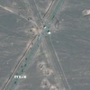 Hình ảnh do vệ tinh Maxar cung cấp về cơ sở hạt nhân Fordow ở Iran, ngày 20/6/2025. (Ảnh: Peninsula/TTXVN)
