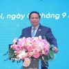 Thủ tướng Phạm Minh Chính phát biểu tại Lễ kỷ niệm 80 năm ngày truyền thống Tập đoàn Bưu chính Viễn thông Việt Nam (VNPT). (Ảnh: Dương Giang/TTXVN)