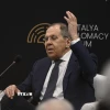 Ngoại trưởng Nga Sergei Lavrov phát biểu tại Diễn đàn Ngoại giao Antalya ở Thổ Nhĩ Kỳ ngày 12/4/2025. (Ảnh: AA/TTXVN)