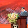 Phó Thủ tướng Nguyễn Chí Dũng phát biểu tại buổi lễ. (Ảnh: Lê Đông/TTXVN)