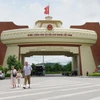 Cửa khẩu quốc tế Lao Bảo, Quảng Trị. (Ảnh: Thanh Thủy/TTXVN)