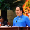 Đồng chí Lê Thị Thủy, Ủy viên Trung ương Đảng, Ủy viên Ban Thường vụ Đảng ủy Mặt trận Tổ quốc, các đoàn thể Trung ương, Bí thư Đảng ủy, Chủ tịch Trung ương Hội Liên hiệp Phụ nữ Việt Nam. (Ảnh tư liệu: Văn Điệp/TTXVN)