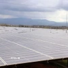 Dự án điện mặt trời BIM tại xã Phước Minh (huyện Thuận Nam) đã đưa vào vận hành thương mại. (Ảnh: Công Thử/TTXVN)