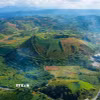 Một núi lửa trong trong Công viên địa chất toàn cầu UNESCO Đắk Nông. (Ảnh: TTXVN phát)