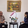 Ông Beni Sukadis, Điều phối viên cao cấp thuộc Viện Nghiên cứu Quốc phòng và Chiến lược Indonesia (Lesperssi) trả lời phỏng vấn TTXVN tại Indonesia. (Ảnh: Minh Thái/TTXVN)