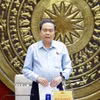 Chủ tịch Quốc hội Trần Thanh Mẫn phát biểu. (Ảnh: Doãn Tấn/TTXVN)