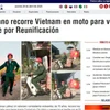 Bài viết về cựu chiến binh Trần Văn Thanh trên Prensa Latina. (Ảnh chụp màn hình)