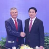 Chủ tịch nước Lương Cường tiếp ngài Matt Thistlethwaite, đồng Bộ trưởng về Ngoại giao và Thương mại Australia. (Ảnh: Lâm Khánh/TTXVN)