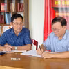 Đảng viên trên địa bàn xã Xuân Trường, tỉnh Ninh Bình luôn phát huy tốt vai trò tiên phong, gương mẫu tại địa phương. (Ảnh: Thùy Dung/TTXVN)