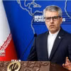 Người phát ngôn Bộ Ngoại giao Iran Esmaeil Baghaeis trong một cuộc họp báo tại Tehran. (Ảnh: IRNA/TTXVN)