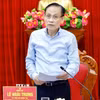 Đồng chí Lê Hoài Trung, Ủy viên Bộ Chính trị, Bộ trưởng Bộ Ngoại giao, Trưởng đoàn phát biểu chỉ đạo. (Ảnh: Sỹ Thắng/TTXVN)