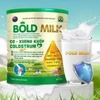 Bold Milk - cơ xương khớp Colostrum nhập từ Công ty TNHH We United là một trong 600 loại sữa giả đã bị các cơ quan chức năng phát hiện gần đây.