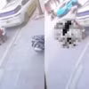 Hiện trường vụ tai nạn. (Ảnh cắt từ clip)