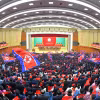Toàn cảnh Đại hội lần thứ 9 của Liên đoàn Công đoàn Triều Tiên tại Bình Nhưỡng. (Nguồn: KCNA)