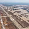 Sân bay Long Thành cuối tháng 3/2026. (Ảnh: Công Phong/TTXVN)