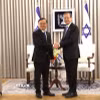 Đại sứ Việt Nam tại Israel Nguyễn Kỳ Sơn tại lễ trình Thư ủy nhiệm lên Tổng thống Israel Isaac Herzog. (Ảnh: Thanh Bình/TTXVN)