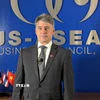 Nguyên Đại sứ Brian McFeeters, Chủ tịch kiêm Giám đốc điều hành Hội đồng Kinh doanh Mỹ-ASEAN (USABC). (Ảnh: Ngọc Quang/TTXVN)