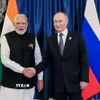 Tổng thống Nga Vladimir Putin (phải) và Thủ tướng Ấn Độ Narendra Modi tại cuộc gặp ở Thiên Tân, Trung Quốc ngày 1/9/2025. (Ảnh: ANI/TTXVN)