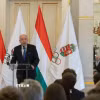 Tổng thống Hungary Tamas Sulyok phát biểu tại một sự kiện ở Budapest. (Ảnh: THX/TTXVN phát)