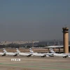 Sân bay quốc tế Ben Gurion ở gần Tel Aviv, Israel. (Ảnh: THX/TTXVN)