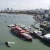 Tàu Thăng Long tuyến Vũng Tàu - Côn Đảo sẽ dừng vận hành từ ngày 3/9, dự kiến tháng 12/2025 mới hoạt động trở lại. (Ảnh: Hoàng Nhị/TTXVN)
