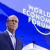 Giám đốc điều hành của BlackRock, Larry Fink phát biểu tại Diễn đàn WEF ở Davos, Thụy Sĩ. (Ảnh: Getty)