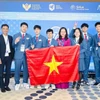 Tất cả 6 học sinh Hà Nội đều giành huy chương tại Olympic Khoa học trẻ quốc tế. (Ảnh: TTXVN phát)
